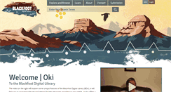Desktop Screenshot of blackfootdigitallibrary.com